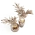 Elegant Dried Pampas Bouquets 3D model small image 7