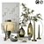 Art Sculpture, Green Lamp, Home Perfume: Decor_20 3D model small image 1