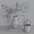 Elegant Decorative Set for Home 3D model small image 6