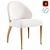 Elegant Josephine Chair by Baker 3D model small image 8