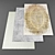Luxury Carpet Collection: 4 Pieces | High-Quality Textures 3D model small image 1