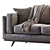 Zander Sofa: Stylish & Comfortable Couch 3D model small image 5