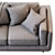 Zander Sofa: Stylish & Comfortable Couch 3D model small image 7