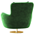 Modern Barrel Swivel Chair 3D model small image 6