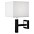 Elegant Waverley Wall Lamp 3D model small image 1