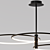 Sleek Pendant Lights, Multiple Sizes 3D model small image 2