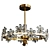 Elegant Florentina Design Lamp 3D model small image 1