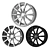 Brock B32 Alloy Wheel - 21 Inch 3D model small image 1