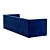 Buenos Aires Velvet Sofa: Comfort & Style 3D model small image 4