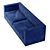 Buenos Aires Velvet Sofa: Comfort & Style 3D model small image 5