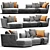 Verzelloni Lyndon: Modern Italian Sofa 3D model small image 6