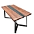 Modern Loft Table - Resin Finish 3D model small image 1