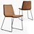 Lightweight Cierre Imbottiti Chair 3D model small image 1