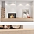 Fireplace Wall Decor Set 3D model small image 2