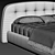 Sophie Bodema Bed - Luxurious Italian Elegance 3D model small image 5