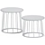 Elegant Vogue Side Coffee Tables 3D model small image 3