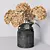 Hydrangea Bouquet in Vase 3D model small image 3