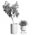 32-Piece Concrete Vase Outdoor Plant Collection 3D model small image 4