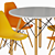Modern 2014 Table Set 3D model small image 4