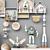 Kids' Storage and Accessories Set 3D model small image 3