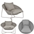 Outdoor Oasis Lounge Chair 3D model small image 4