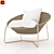 Outdoor Oasis Lounge Chair 3D model small image 5