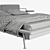 Nunc Kier King-Sized Bed 3D model small image 4