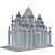 Cathedral Lowpoly for Game 010 3D model small image 1