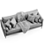 Maxalto Simpliciter 2015: Minimalistic Millimeter-Perfect Sofa 3D model small image 6