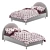 SleepArt Tiffany Bed: Elegant, Comfortable & Stylish 3D model small image 1