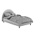 SleepArt Tiffany Bed: Elegant, Comfortable & Stylish 3D model small image 3