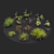 Lush Meadow Scatter Set 3D model small image 3