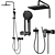 HANSGROHE Vernis 6-Piece Set | Modern Bathroom Fixtures 3D model small image 6