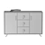 Elegant Hudkoff Chest of Drawers 3D model small image 16