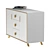 Elegant Hudkoff Chest of Drawers 3D model small image 4