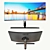 ASUS ProArt PA34VC Ultra-Wide Monitor 3D model small image 2