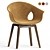 Ginger Dining Chair: Elegant and Stylish 3D model small image 1