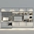 Modern Wood Cabinet Furniture 3D model small image 2