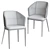 Exquisite Louise Contemporary Chair 3D model small image 3