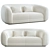 Contemporary Barnabas Sofa: Elegant & Spacious 3D model small image 1