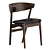 Sleek Sibast Dining Chair 3D model small image 2