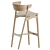 Sibast No 7 Bar Chair: Elegant, Modern, and Versatile 3D model small image 6