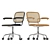 Modern Thonet S64 VDR Chair 3D model small image 3