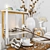 Elegant 24-Piece Decor Set 3D model small image 2