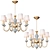 Elegant Zoe Chandelier by Anzazo 3D model small image 1