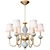 Elegant Zoe Chandelier by Anzazo 3D model small image 4