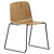 Modern Sled Base Chair: Rama 3D model small image 1