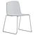 Modern Sled Base Chair: Rama 3D model small image 3