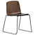 Rama Sled Base Chair: Sleek and Stylish 3D model small image 1