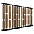 Elegant Room Divider 3D model small image 1